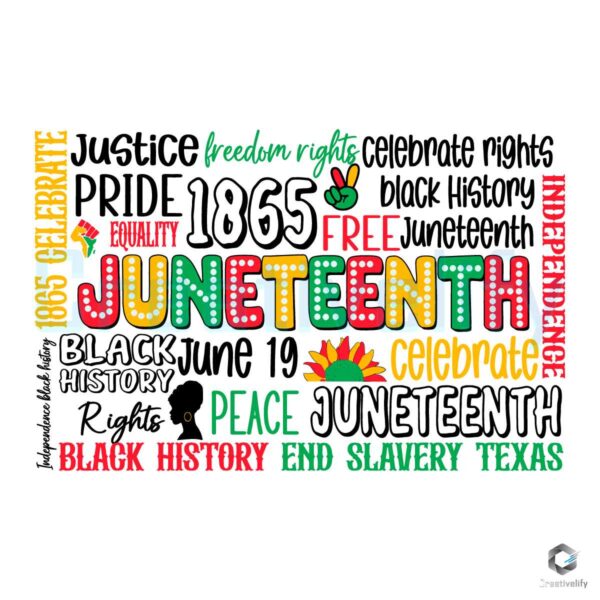 Juneteenth Celebrate Independence SVG File