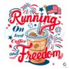 Running On Iced Coffee And Freedom PNG