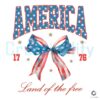 Coquette America Land Of The Free 4th July 1776 PNG