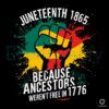 Ancestors Werent Free In 1776 Juneteenth SVG