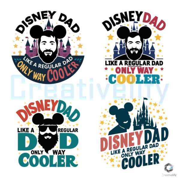 Disney Dad Like A Regular Dad SVG File Bundle
