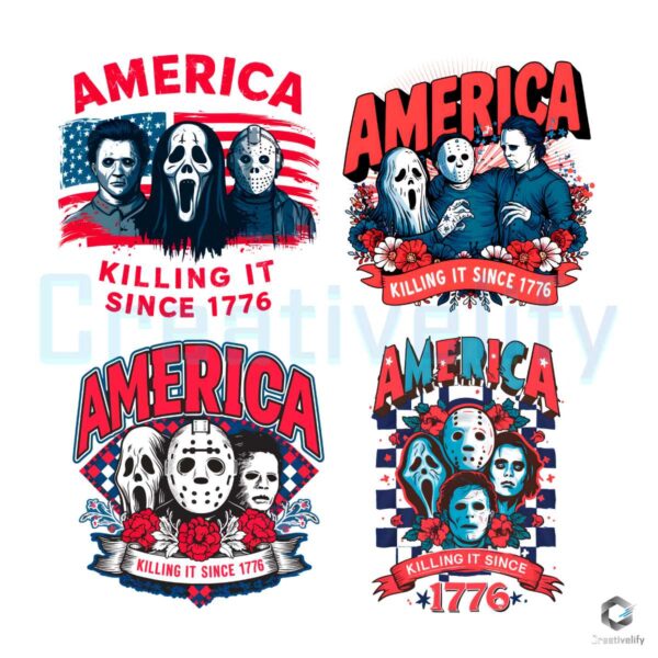 America Killing It Since 1776 PNG File Bundle