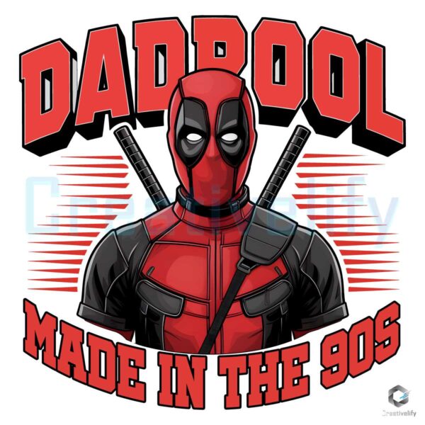 Dadpool Made In The 90s Marvel Dad PNG