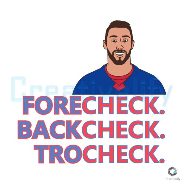 NY Rangers Forecheck Backcheck Trocheck SVG