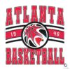 Atlanta Hawks Basketball 1946 Vintage SVG