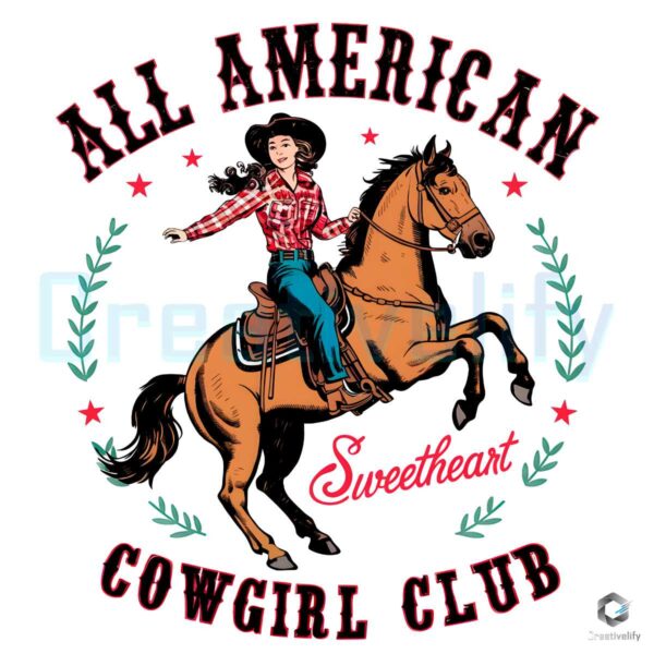 American Sweetheart Cowgirl Club PNG
