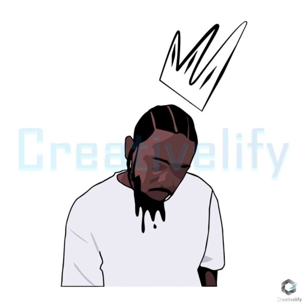 Kendrick Lamar King American Rapper SVG