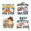 Best Guinea Pig Dad Ever SVG File Bundle