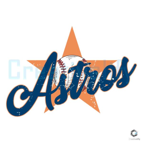 Houston Astros Baseball MLB Team SVG