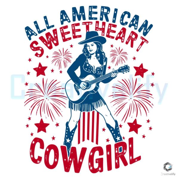 All American Sweetheart SVG File