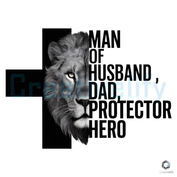 Man Of God Husband Dad Protector Hero PNG