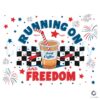 Iced Coffee And Freedom 4th Of July PNG