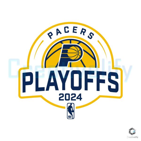 Indiana Pacers 2024 NBA Basketball Playoffs SVG