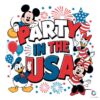 Disney Party In The USA Patriotic Day PNG