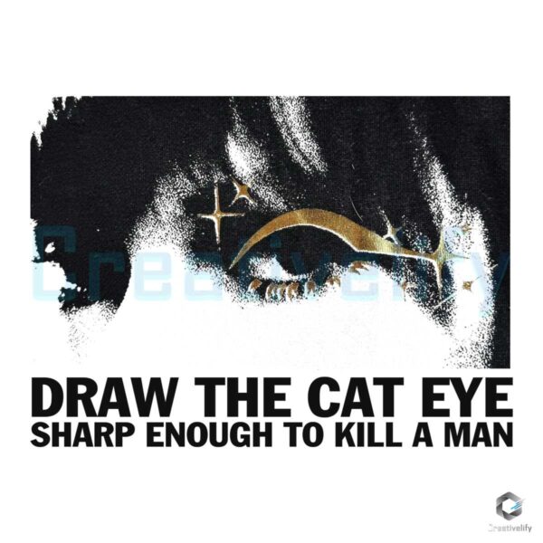 Taylor Swift Draw The Cat Eye PNG File Design