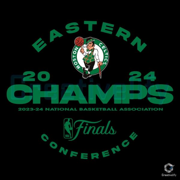 Boston Celtics Eastern Conference Champs SVG