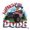 4th Of July American Dude Eagle USA Flag PNG