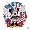 Minnie Mouse 4th Of July Party In The USA SVG