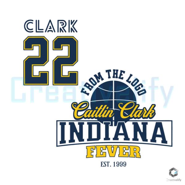 Caitlin Clark Indiana Fever From The Logo SVG