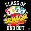 Class of 2024 Uno Out Graduation PNG File
