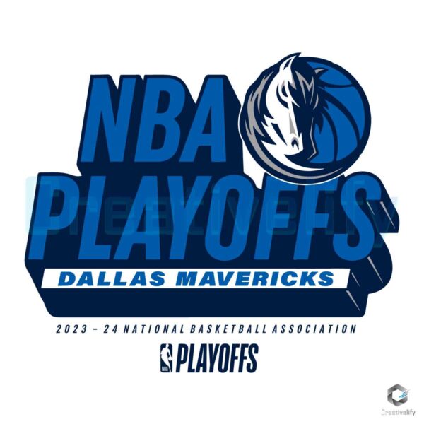 NBA Playoffs Dallas Mavericks Team SVG File