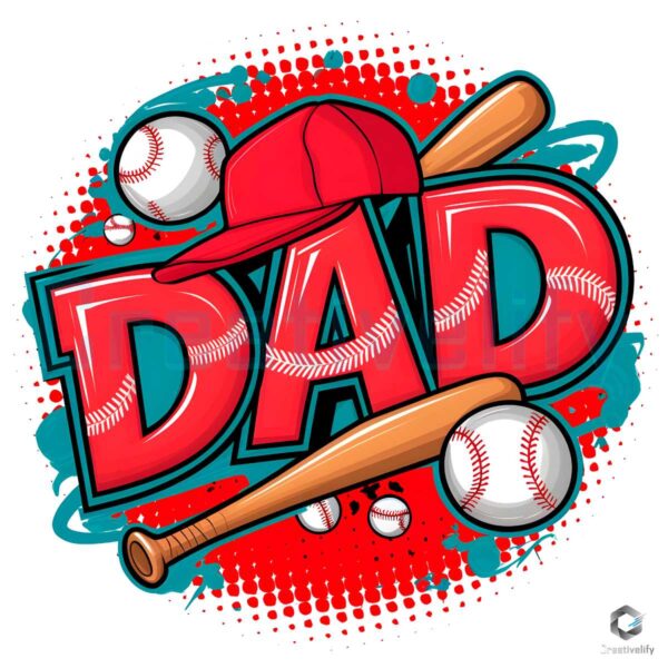 Sport Baseball Dad Funny Game Day PNG