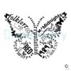 Taylor Swift Album Butterfly SVG Silhouette File
