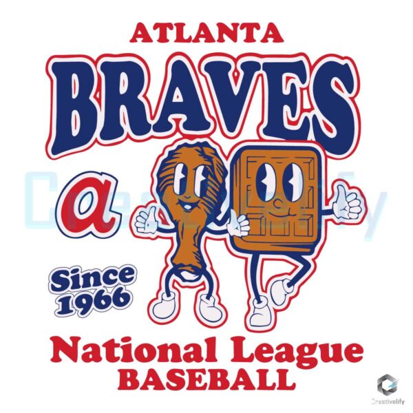 Atlanta National League Baseball 1966 SVG