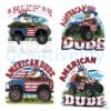 American Dude Fourth Of July PNG File Bundle