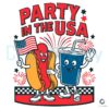 4th Of July Party In The USA Checkered SVG