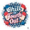 Chill The Fourth Out Patriotic Ice Cream PNG