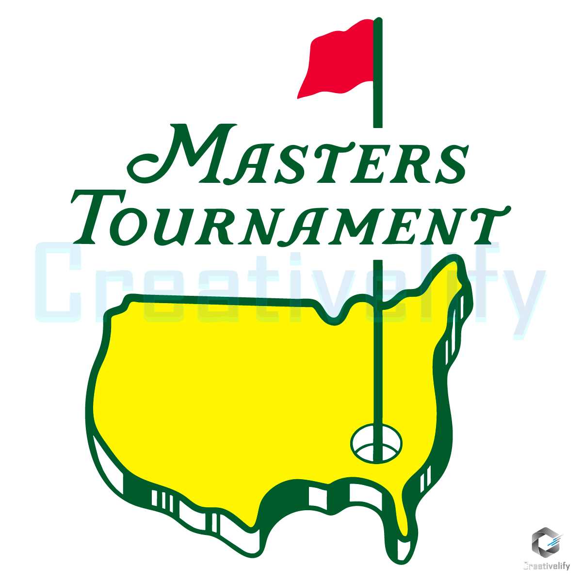 Master Tournament Golf Party SVG File Digital