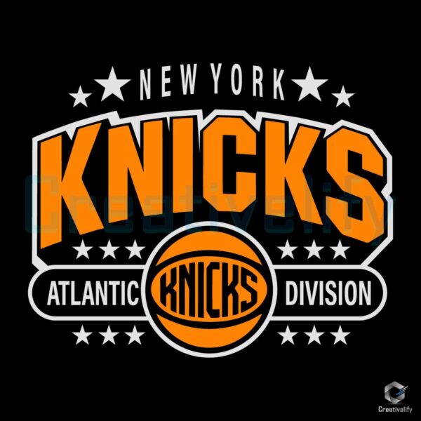 New York Knicks Atlantic Division SVG File