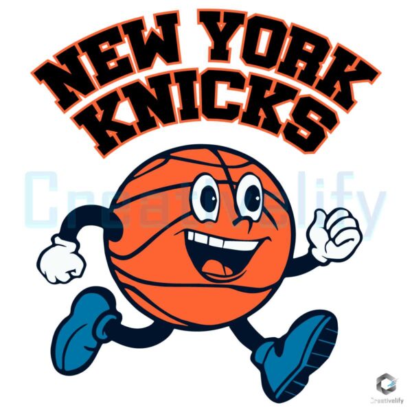 New York Knicks Basketball Running SVG File