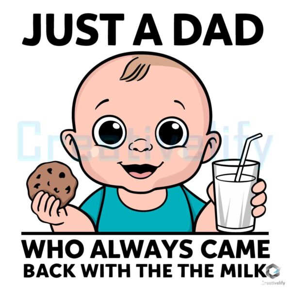 Just A Dad Fathers Day Quote SVG File