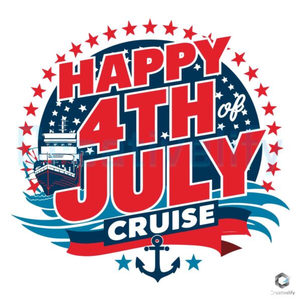 Free Fourth Of July Cruise Freedom USA SVG