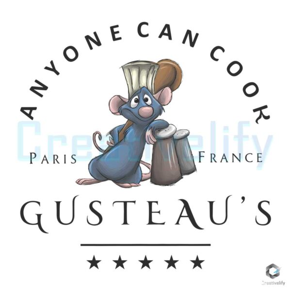 Gusteaus Anyone Can Cook Paris Ratatouille PNG