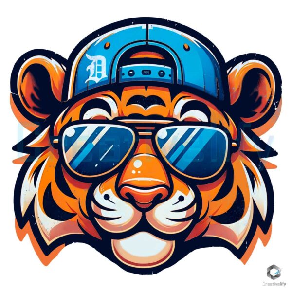 Detroit Tigers Baseball Team Game Day PNG