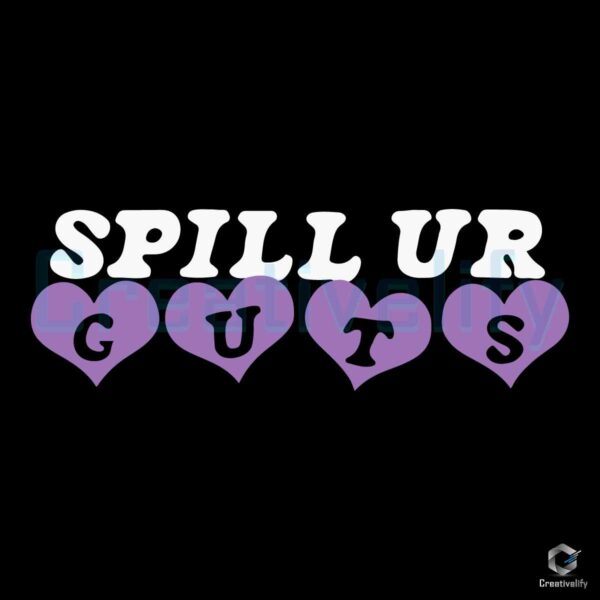 Ur Guts Olivia Rodrigo Heart SVG