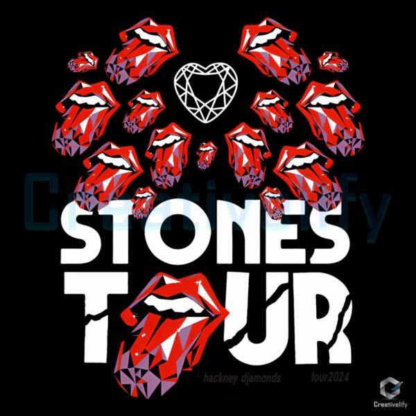 Stones Tour Hackney Tongues Tour Svg