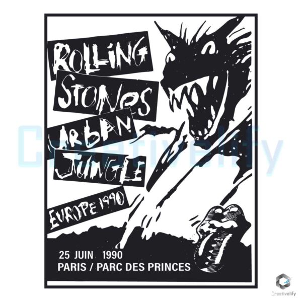 The Rolling Stones Dragon Europe Tour SVG