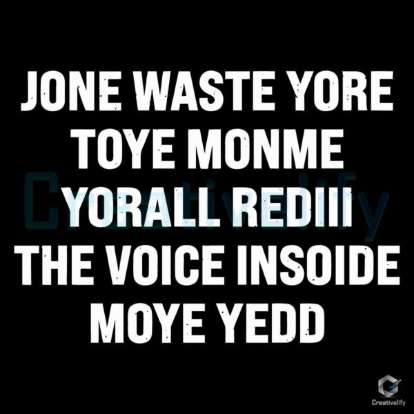 Jone Waste Yore Toye Monme Svg