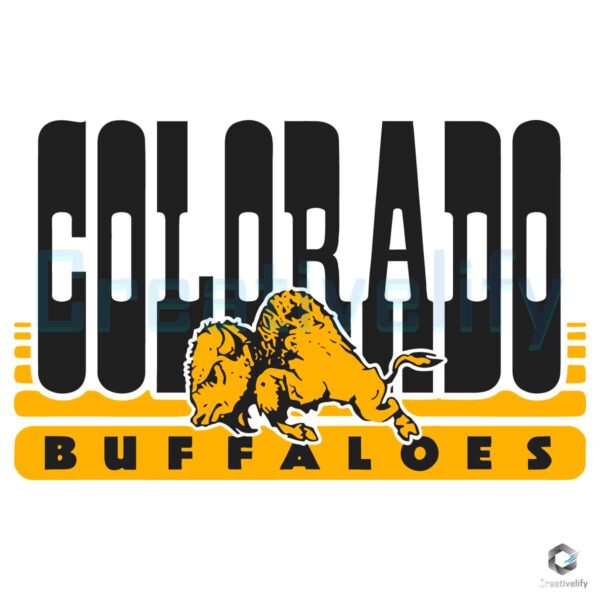 Colorado Buffaloes Football Logo SVG