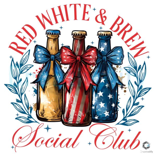 Brew Social Club 4th Of July Beer PNG