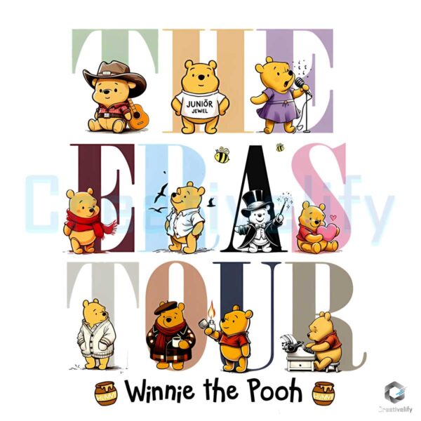 Winnie The Pooh The Eras Tour Svg
