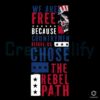 Free The Rebel Path American Skull PNG