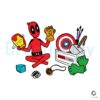 Funny Deadpool Avengers Toy SVG