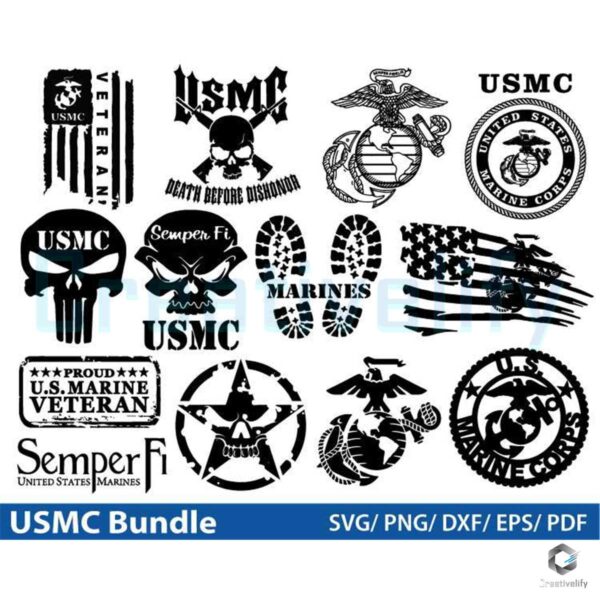 USMC Logos Svg Bundle