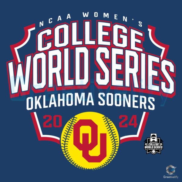 World Series Oklahoma Sooners 2024 SVG