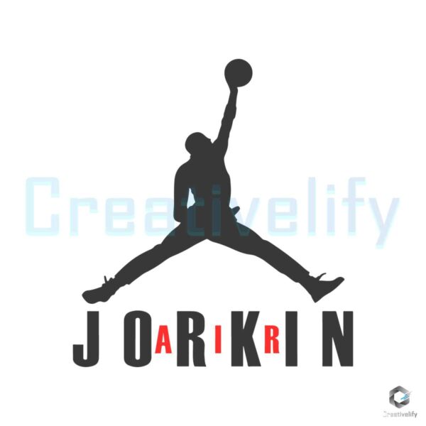 Air Jorking Funny Basketball SVG